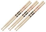 Vic Firth American Classic 5B Wood 3 Pack Front View